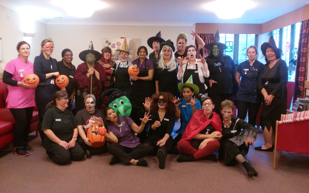 Halloween and Air Cadets come to Hengist Field Care Home