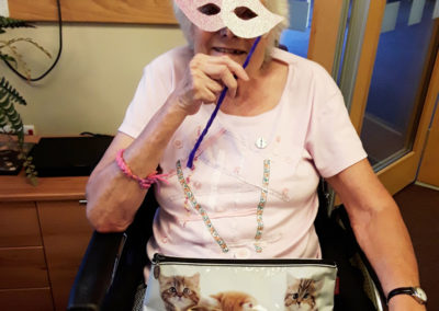 Masquerade afternoon tea party at Hengist Field Care Home 4