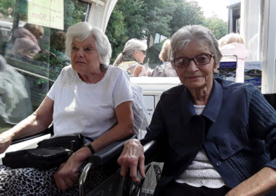 Two lady residents aboard the Kentish Lady