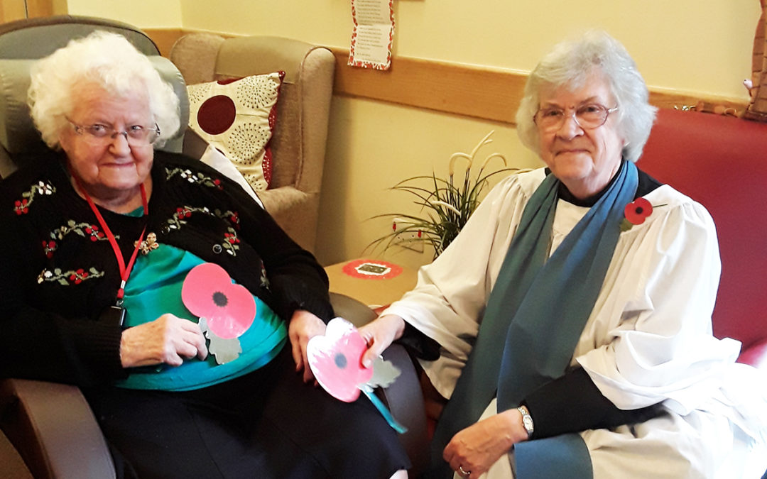 Remembrance Day service at Hengist Field Care Home