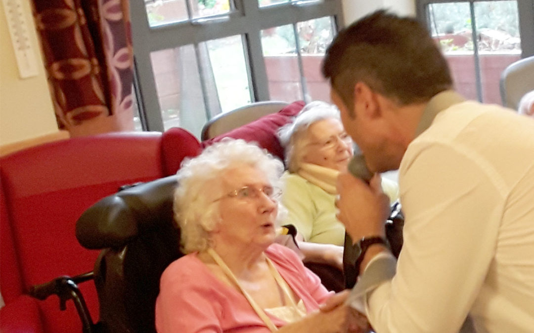 Classic tunes with Kevin Walsh at Hengist Field Care Home