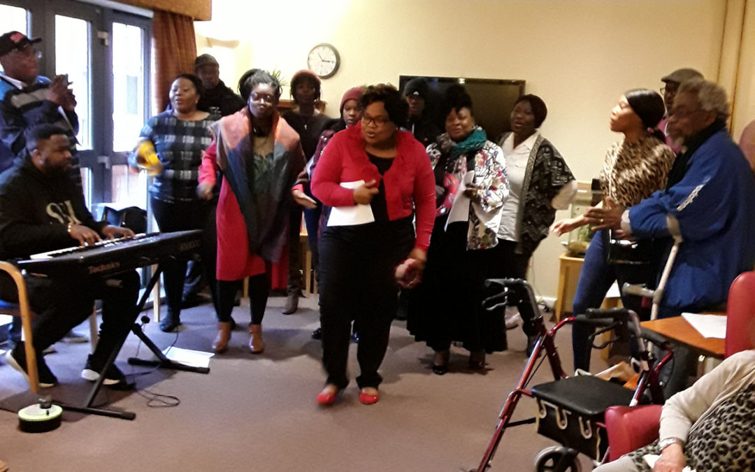 EEC Gospel Choir come to Hengist Field Care Home