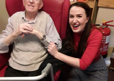 Miss Holiday Swing with residents at Hengist Field Care Home 9