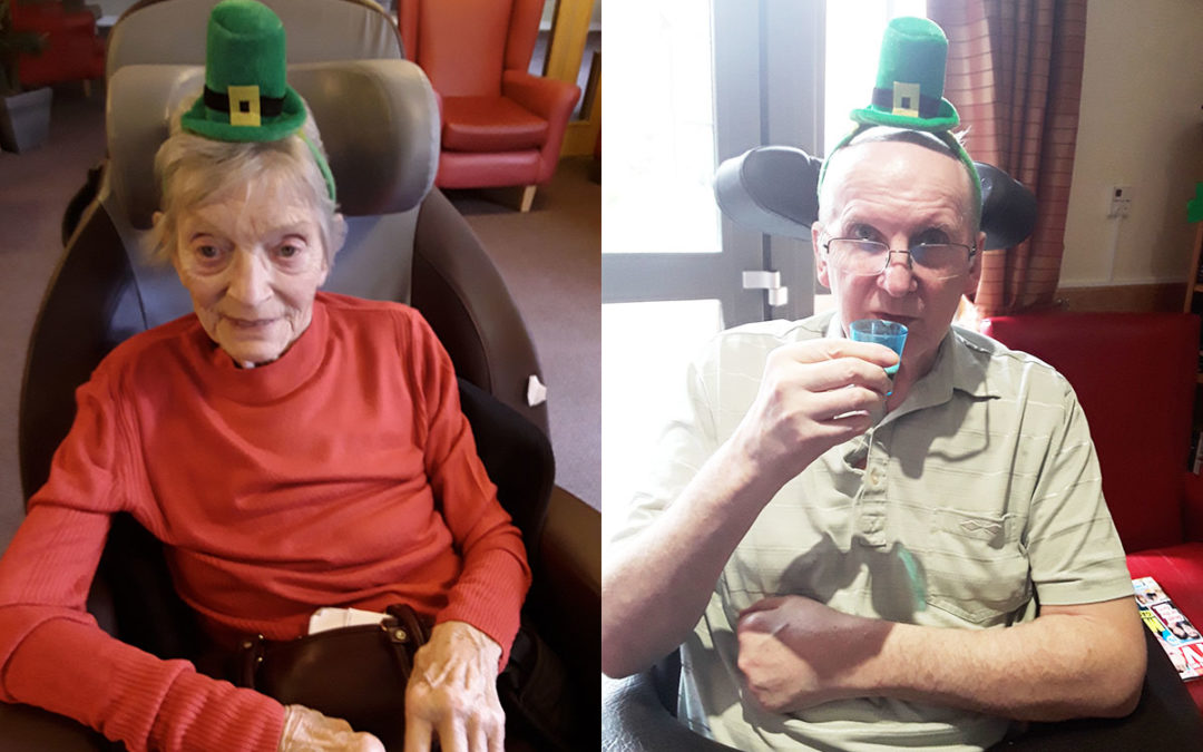 St Patrick’s Day celebrations at Hengist Field Care Home