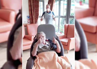 Family visit at Hengist Field Care Home 1