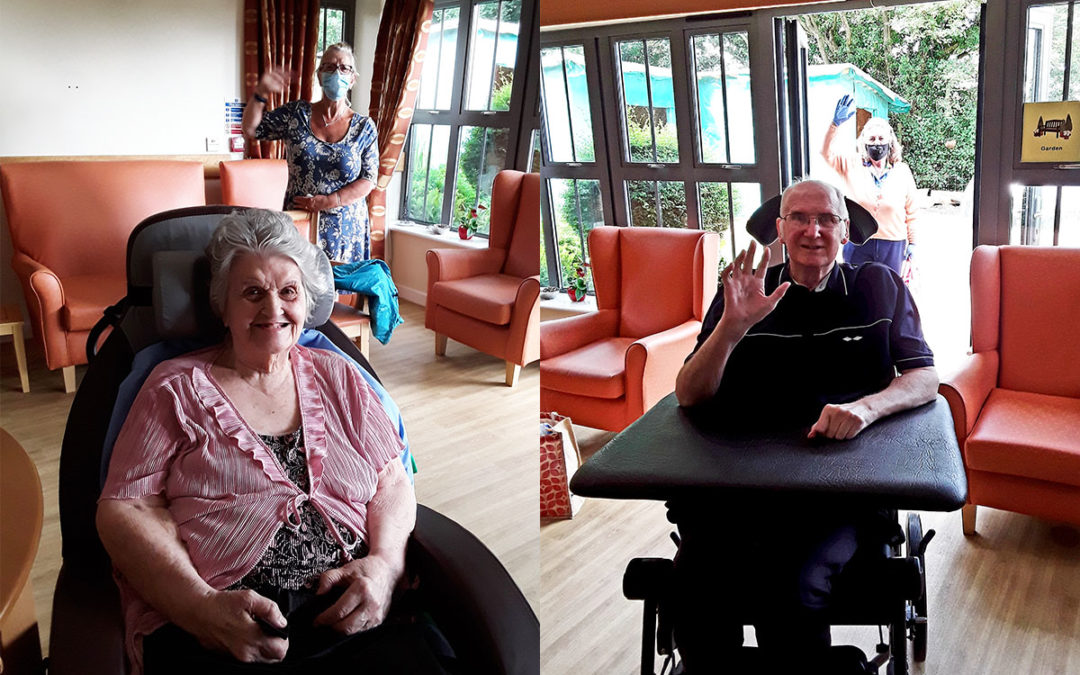 Hengist Field Care Home enjoys more family visits