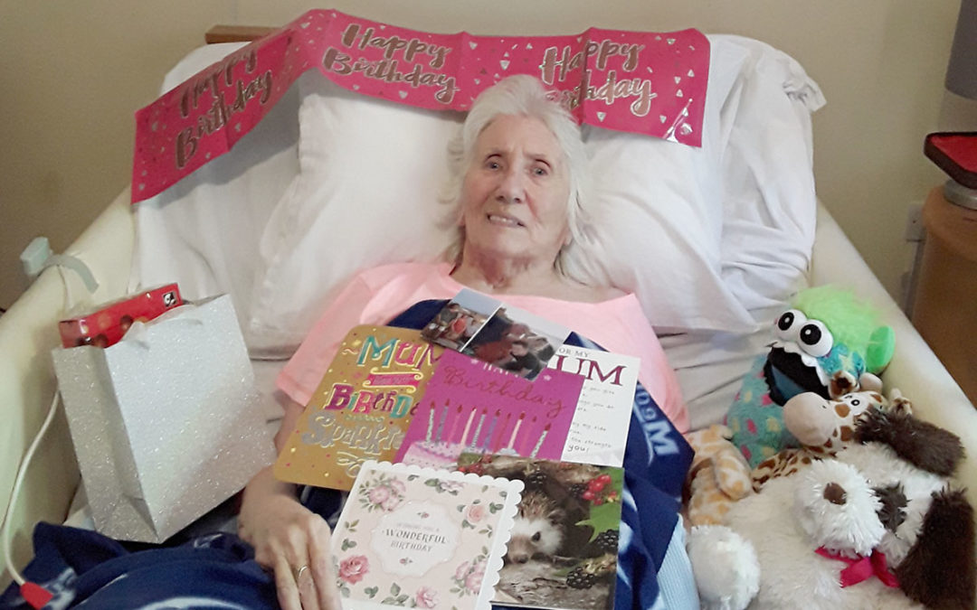 Happy birthday to Daphine at Hengist Field Care Home