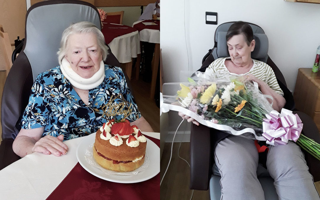 Double birthday celebrations at Hengist Field Care Home