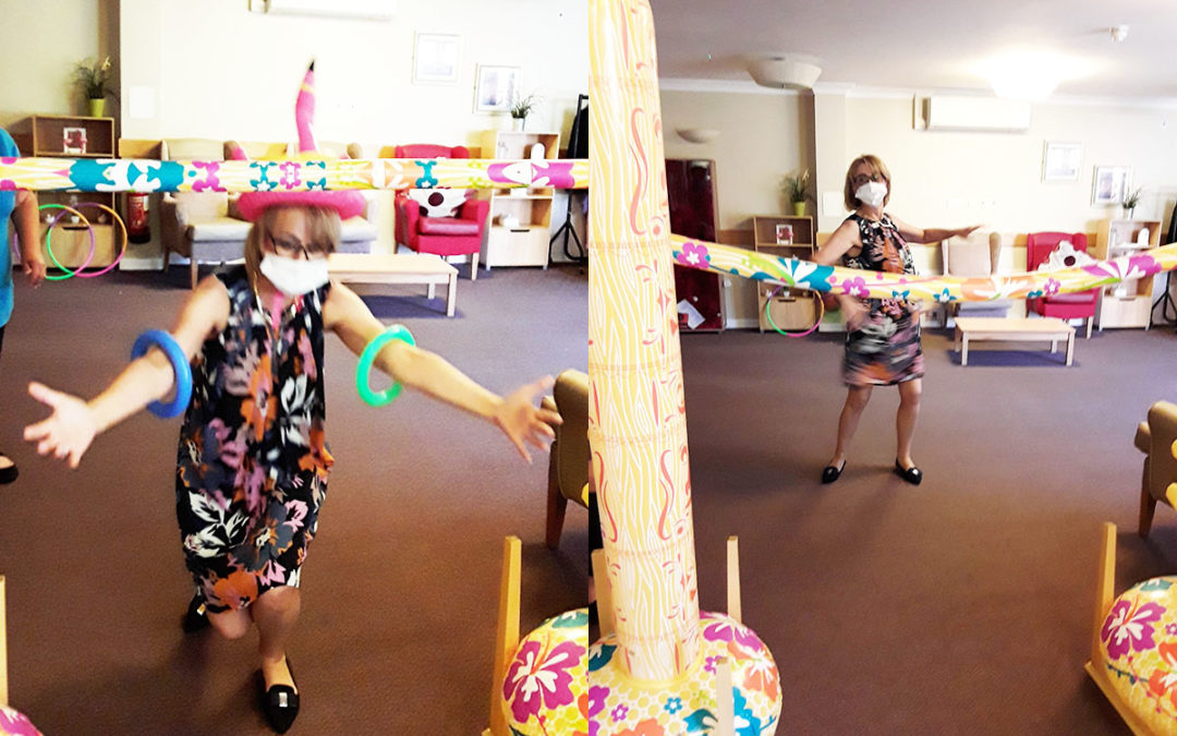 Limbo laughs at Hengist Field Care Home