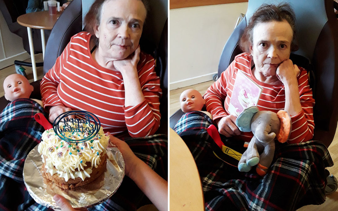 Birthday wishes for Beverly at Hengist Field Care Home