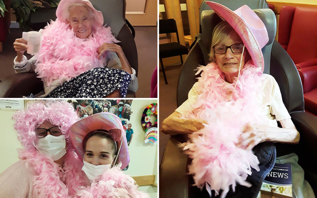 Hengist Field Care Home turns pink for Breast Cancer Awareness