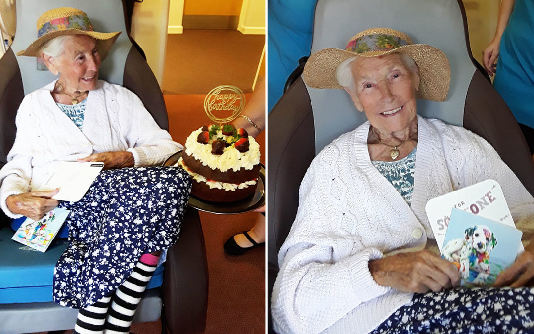 Birthday wishes for Eileen at Hengist Field Care Home