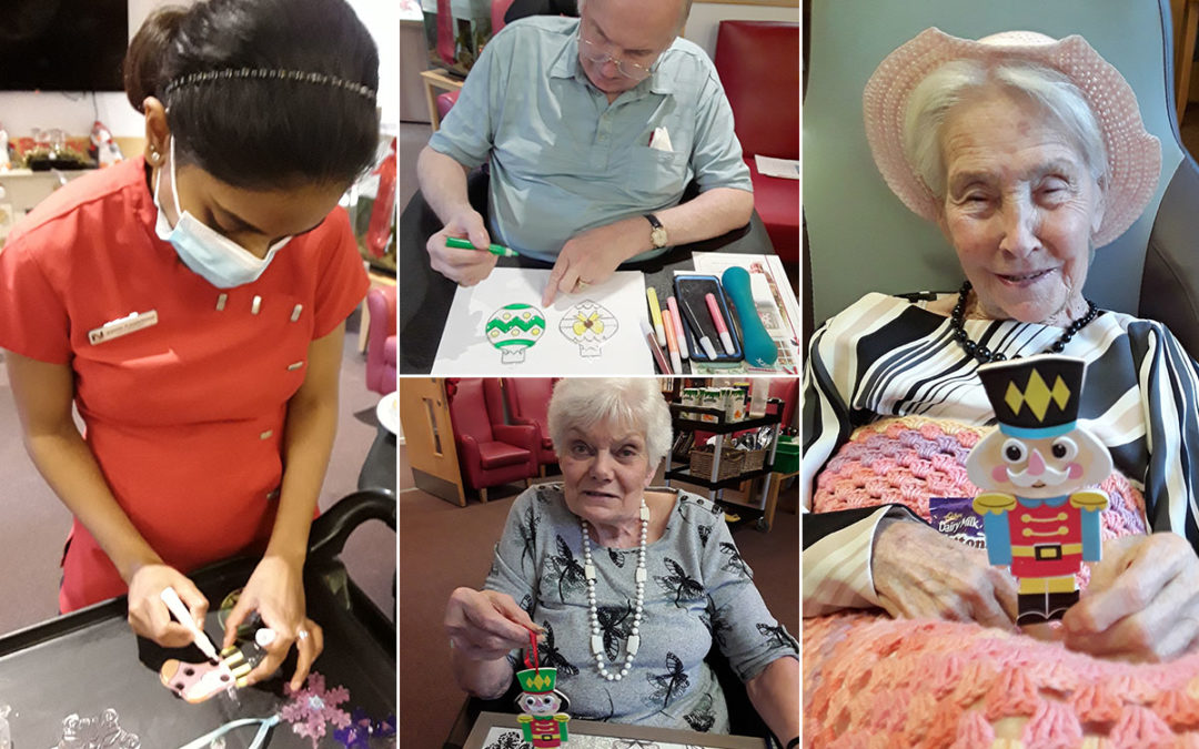 Festive arts and crafts at Hengist Field Care Home