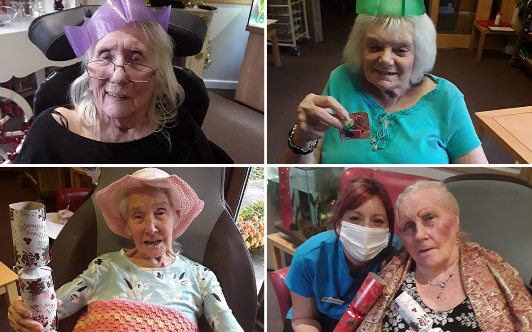 Christmas cracker fun at Hengist Field Care Home