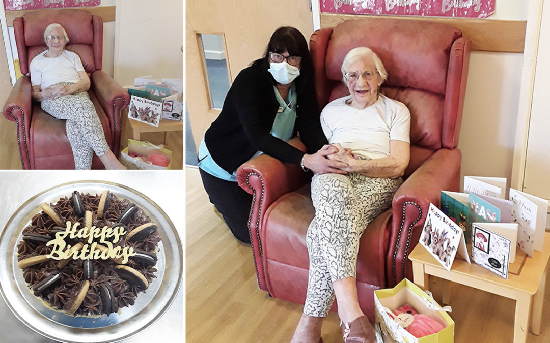 Happy birthday Kath at Hengist Field Care Home