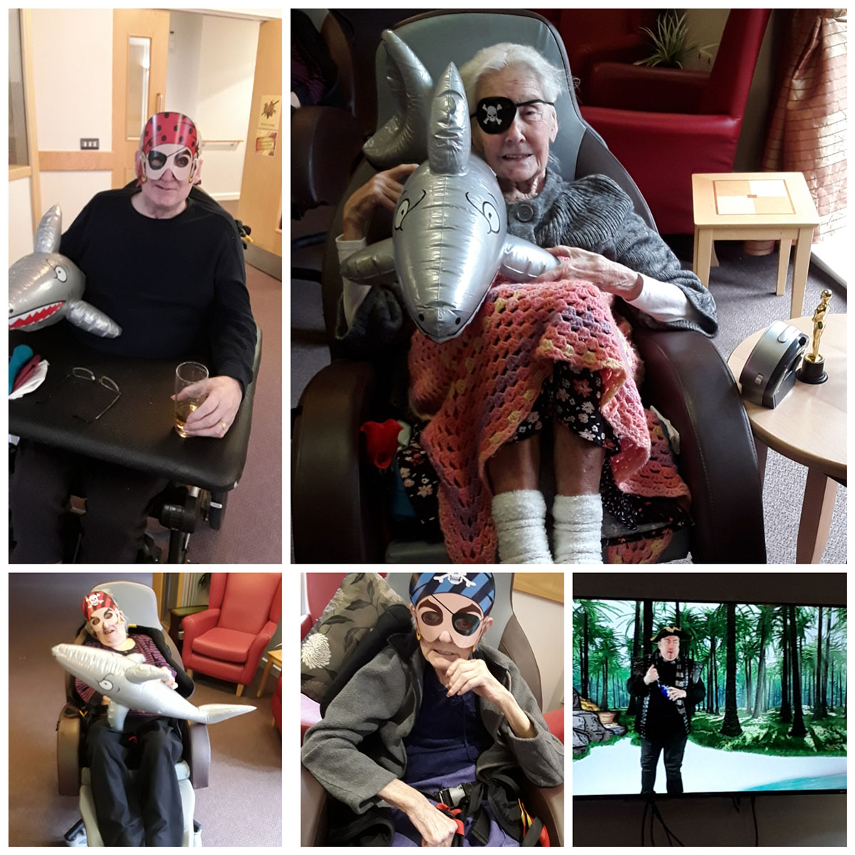 Pirate themed virtual pantomime at Hengist Field Care Home