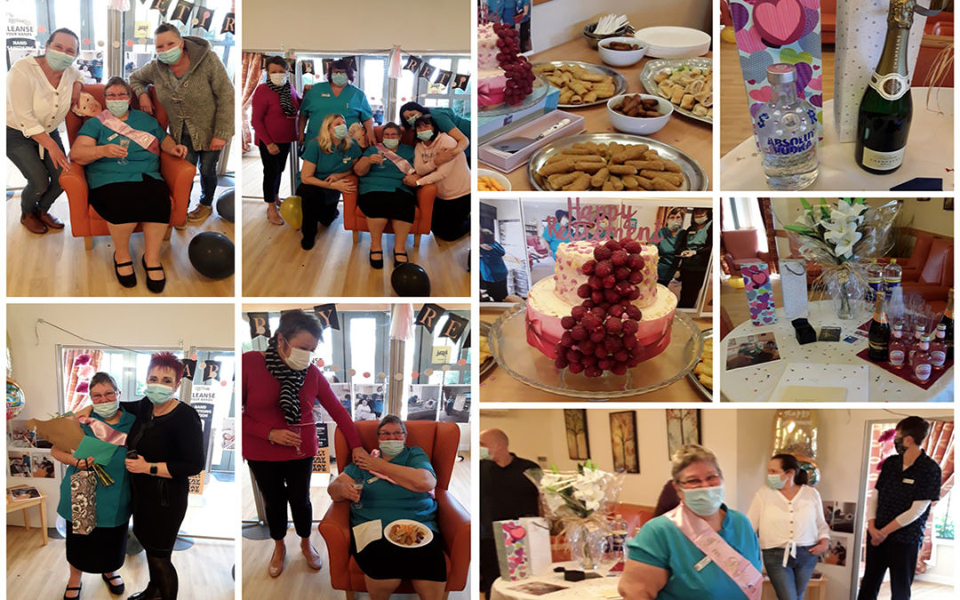 A fond farewell for Sue at Hengist Field Care Home