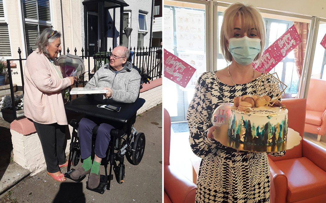 Birthday surprises at Hengist Field Care Home