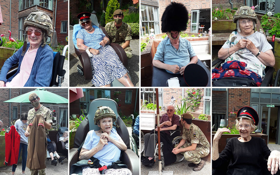 Hengist Field Care Home residents celebrate Armed Forces Day