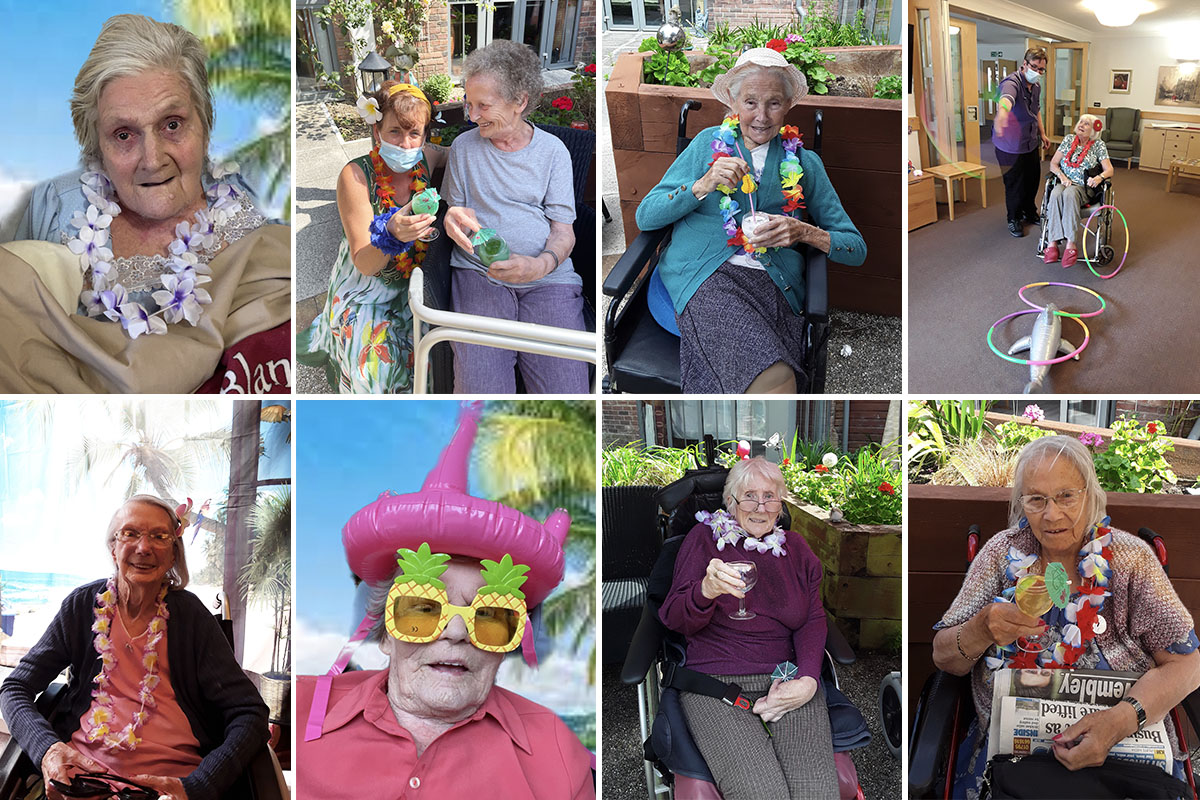 Caribbean Day photo fun at Hengist Field Care Home