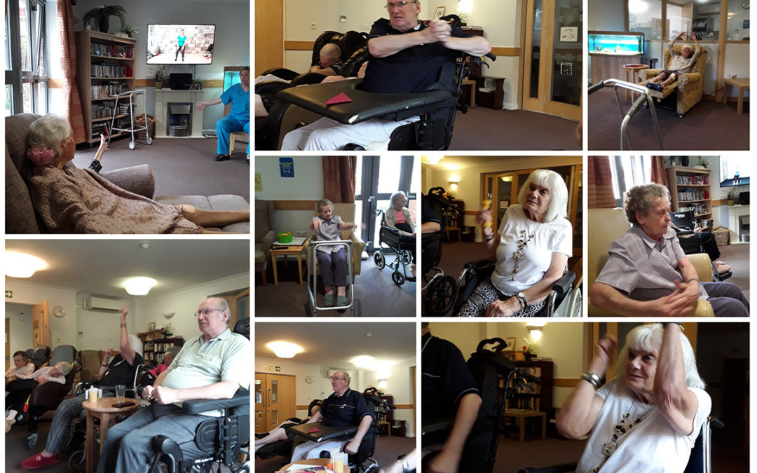 Fitness is fun at Hengist Field Care Home