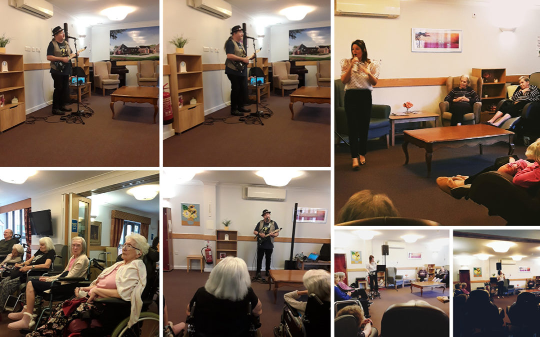 Bringing live music to Hengist Field Care Home residents