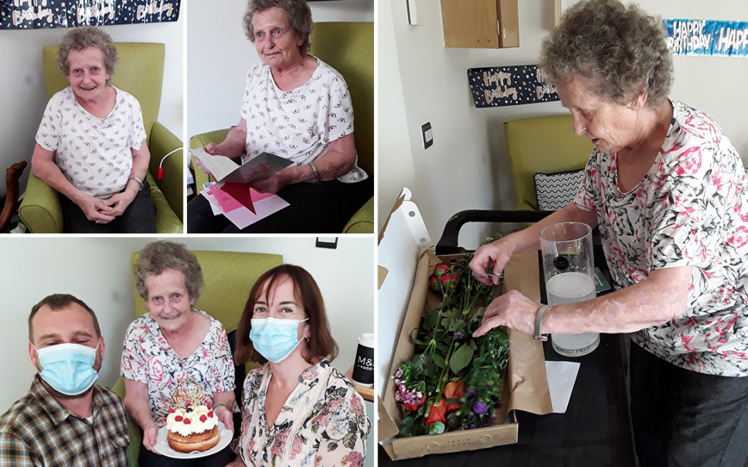 Birthday wishes for Susan at Hengist Field Care Home