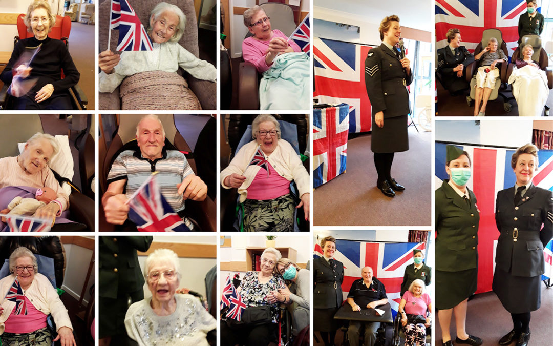 Remembrance celebrations at Hengist Field Care Home