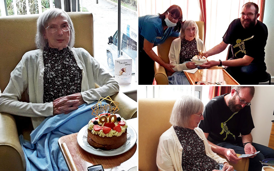 Many happy returns to Stella at Hengist Field Care Home