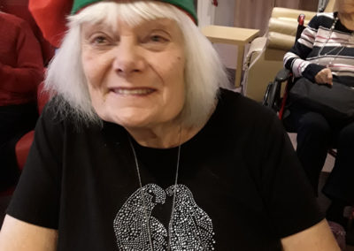 Christmas karaoke with Candy at Hengist Field Care Home 5