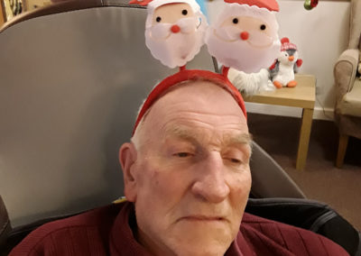 Christmas karaoke with Candy at Hengist Field Care Home 9