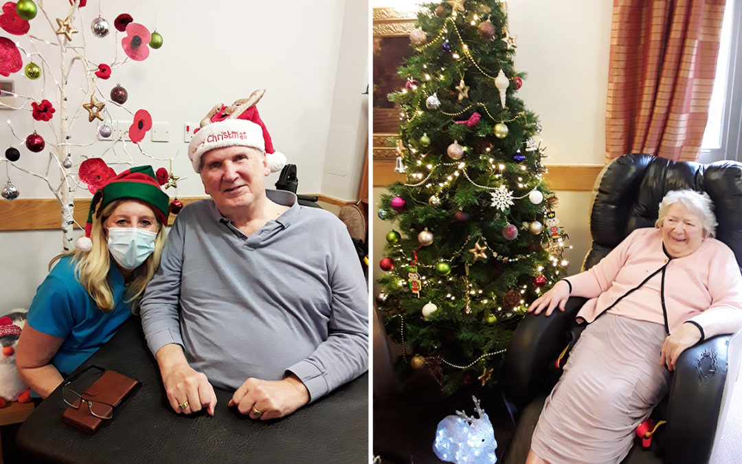 Time for festive decorations at Hengist Field Care Home