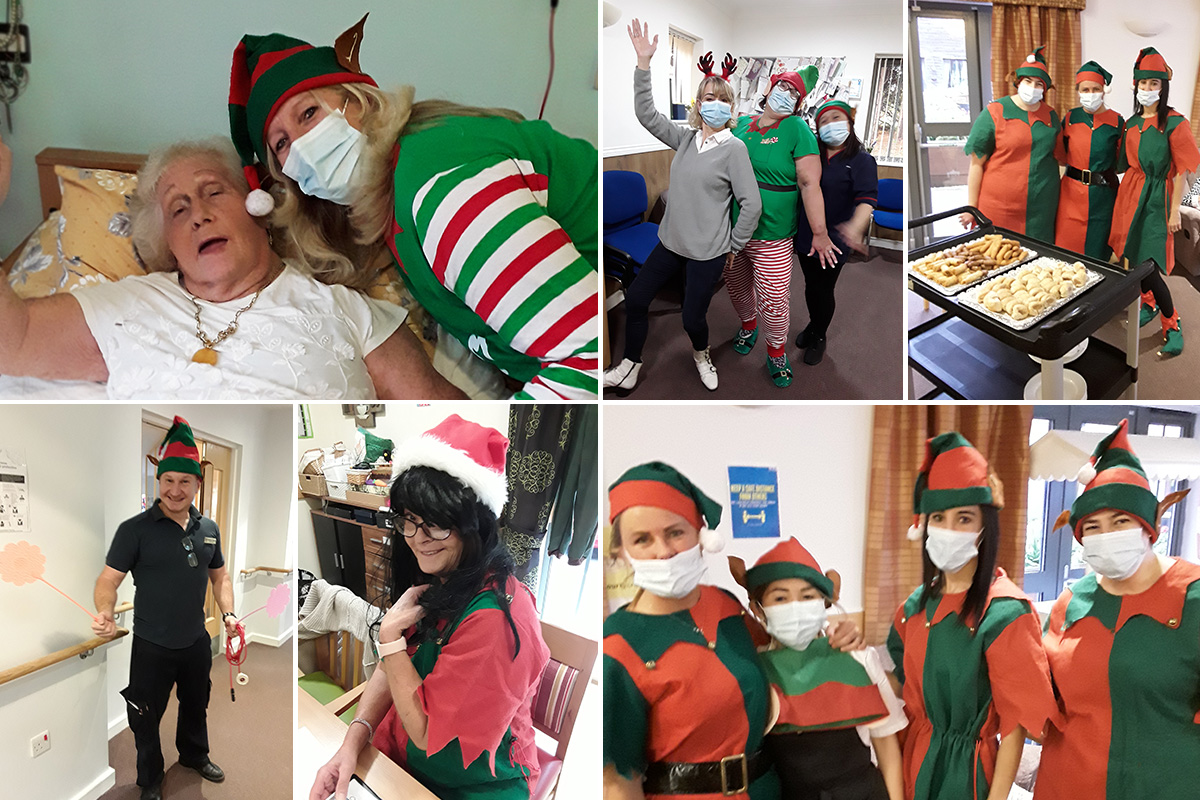 Elf Day celebrations at Hengist Field Care Home