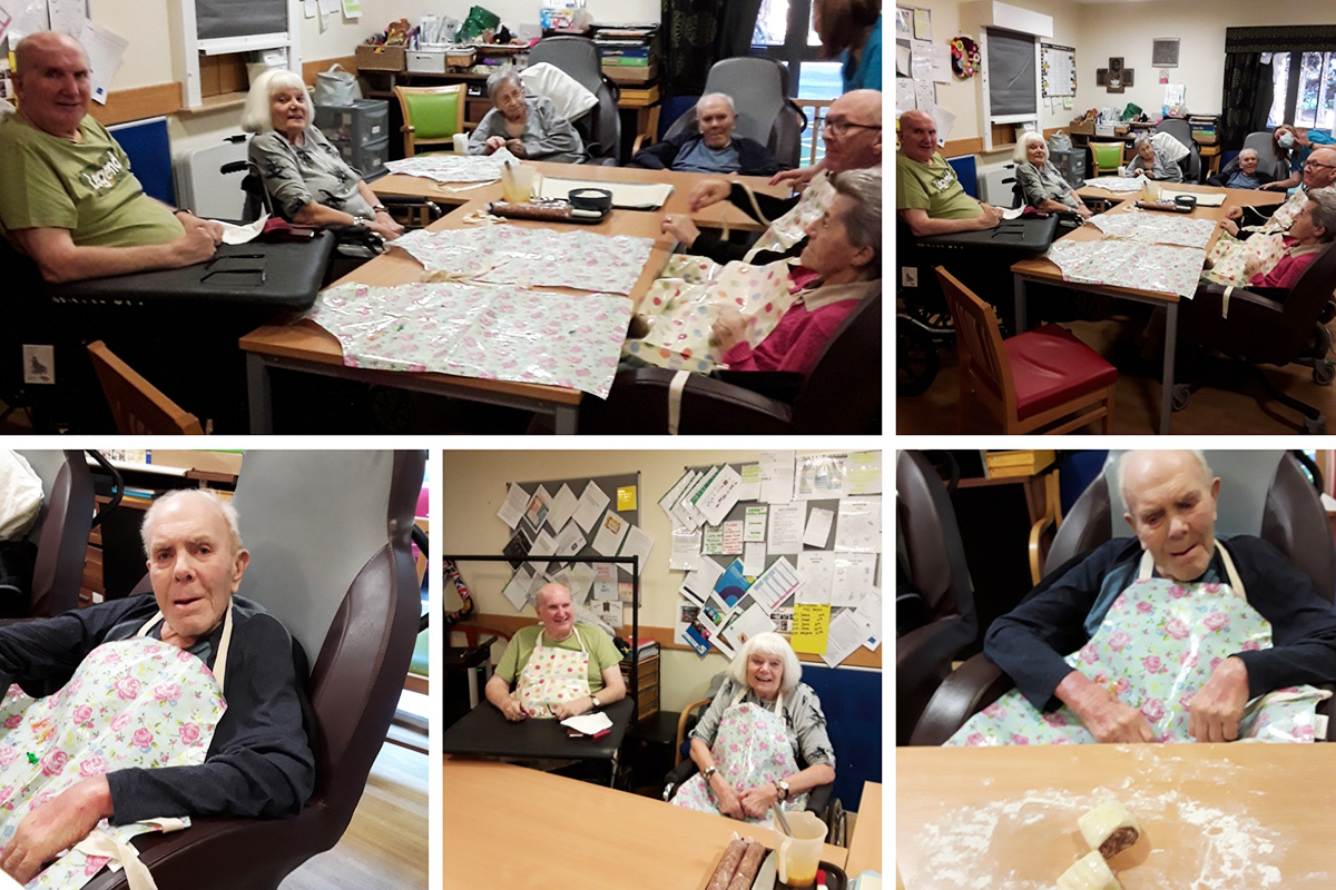 Scrumptious sausage rolls at Hengist Field Care Home