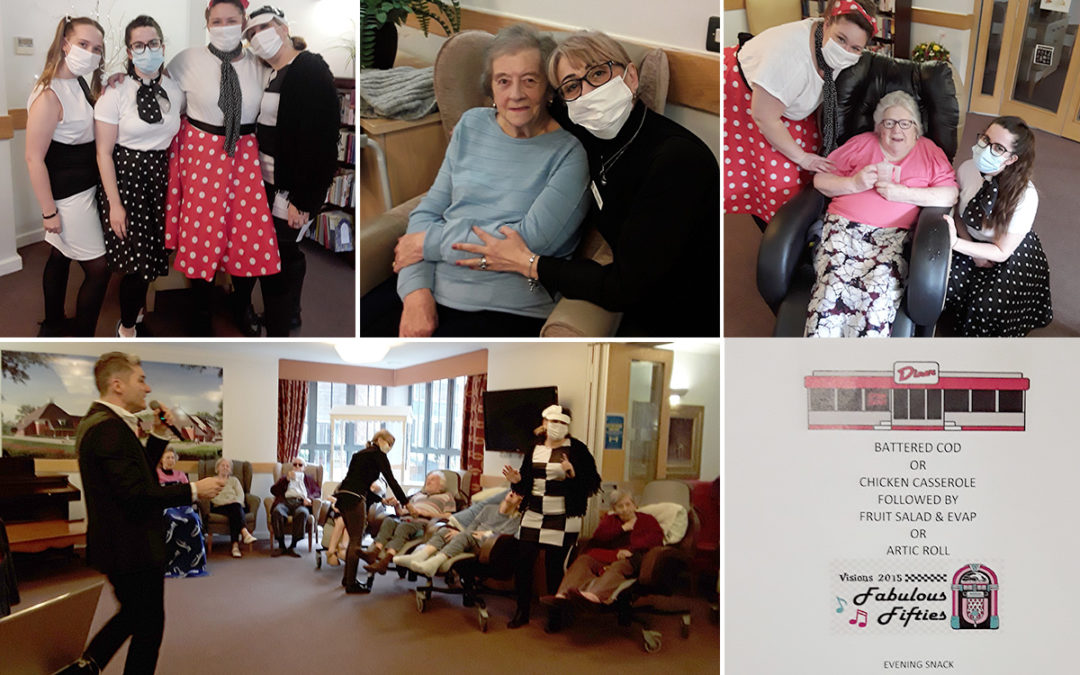Through the Decades fun at Hengist Field Care Home