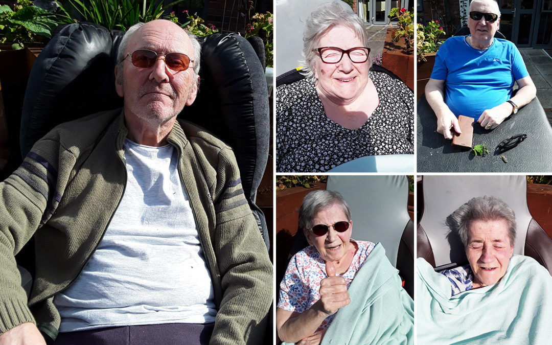 Spring sunshine at Hengist Field Care Home