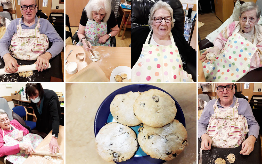 Celebrating St Davids Day with Welsh cakes at Hengist Field Care Home