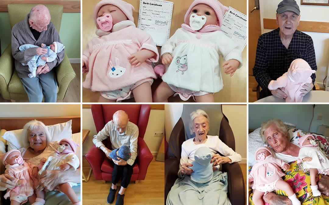 Dementia doll family is complete at Hengist Field Care Home
