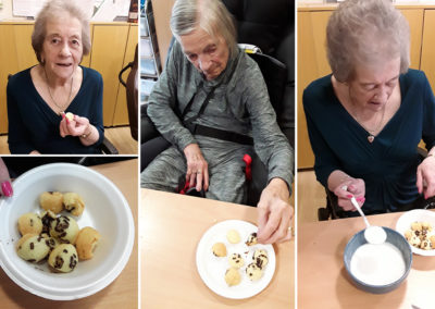 Delicious cake pops at Hengist Field Care Home