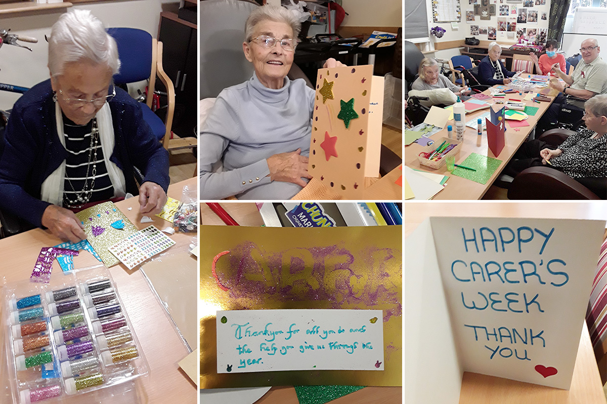 Cards for our wonderful Carers at Hengist Field Care Home