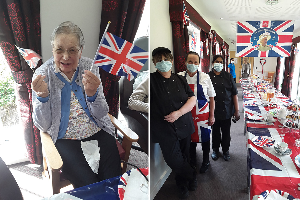 Right royal feasts at Hengist Field Care Home