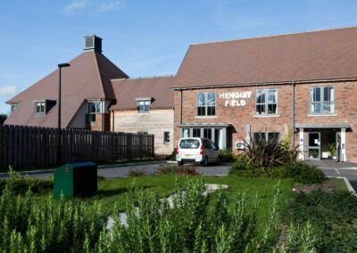 The outside front of Hengist Field Care Home
