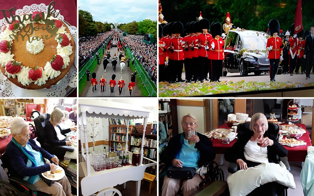 The Queens funeral at Hengist Field Care Home