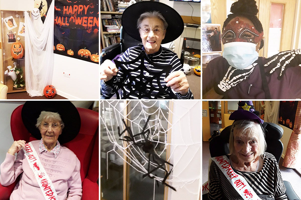 Halloween party at Hengist Field Care Home