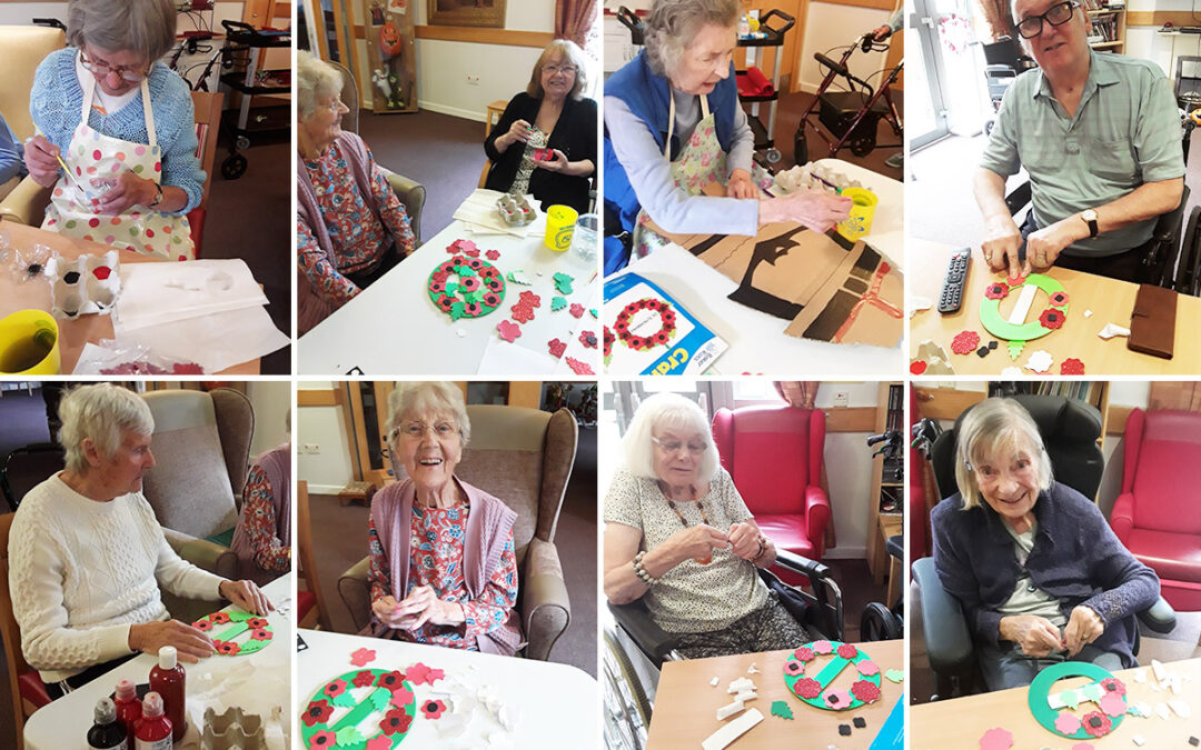 Seasonal arts and crafts at Hengist Field Care Home