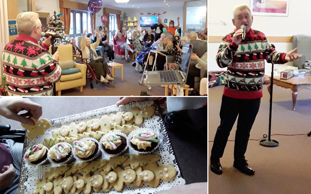 Festive songs with Peter Kneebone at Hengist Field Care Home
