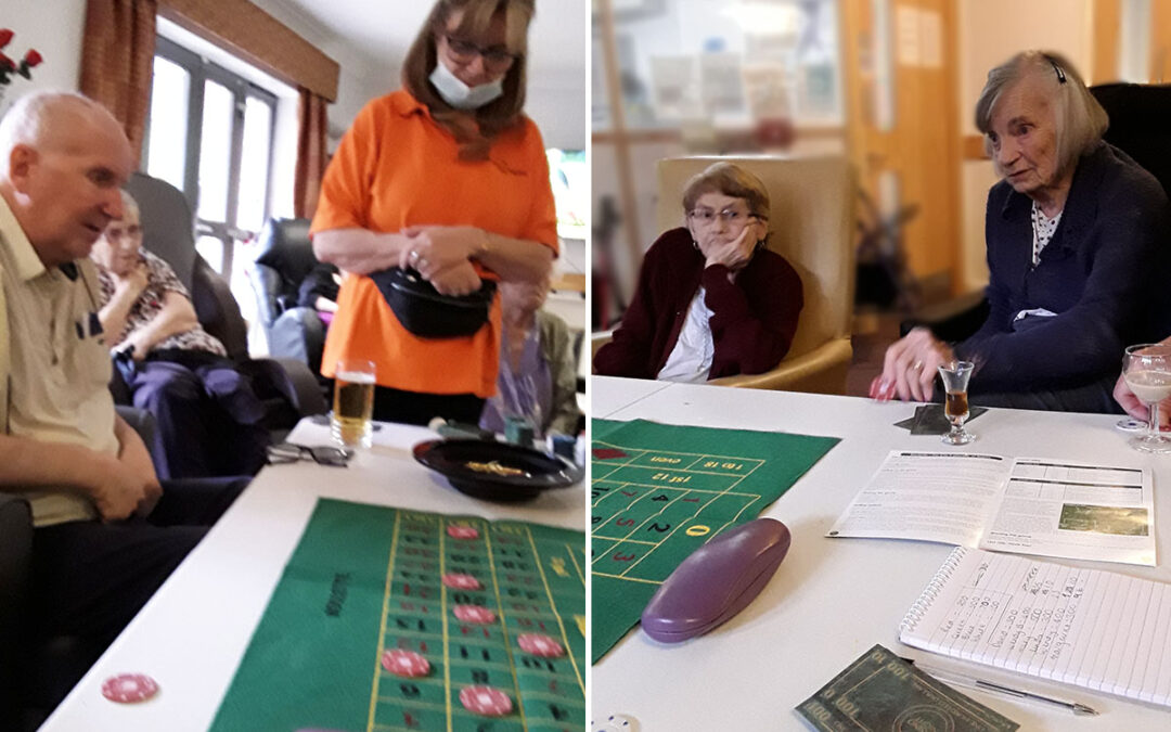 Hengist Field Care Home hosts a casino afternoon
