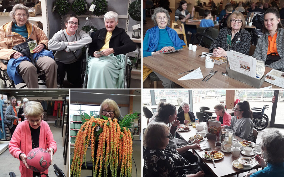 Hengist Field Care Home residents take trip to Dobbies Garden Centre