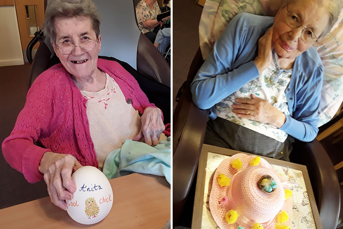 Easter creativity at Hengist Field Care Home