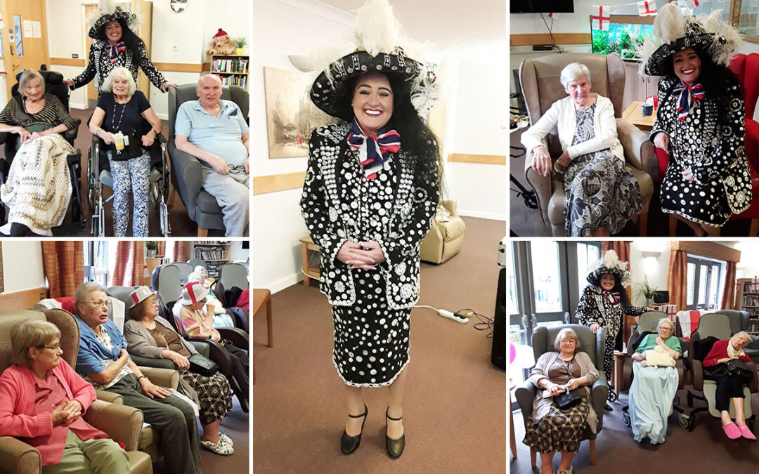 St Georges Day with Annie Riley at Hengist Field Care Home